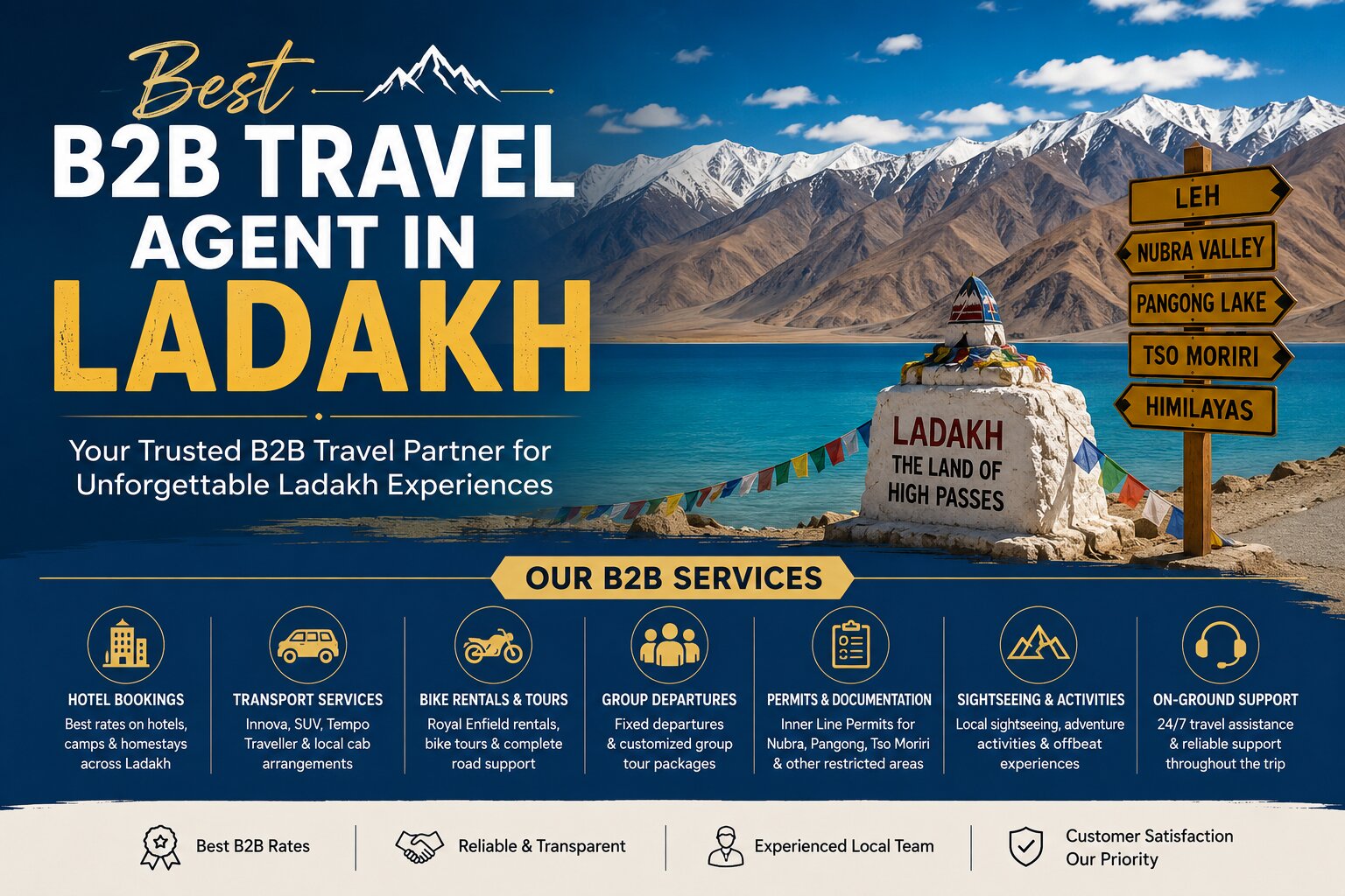 Best B2B Travel Agent in Ladakh