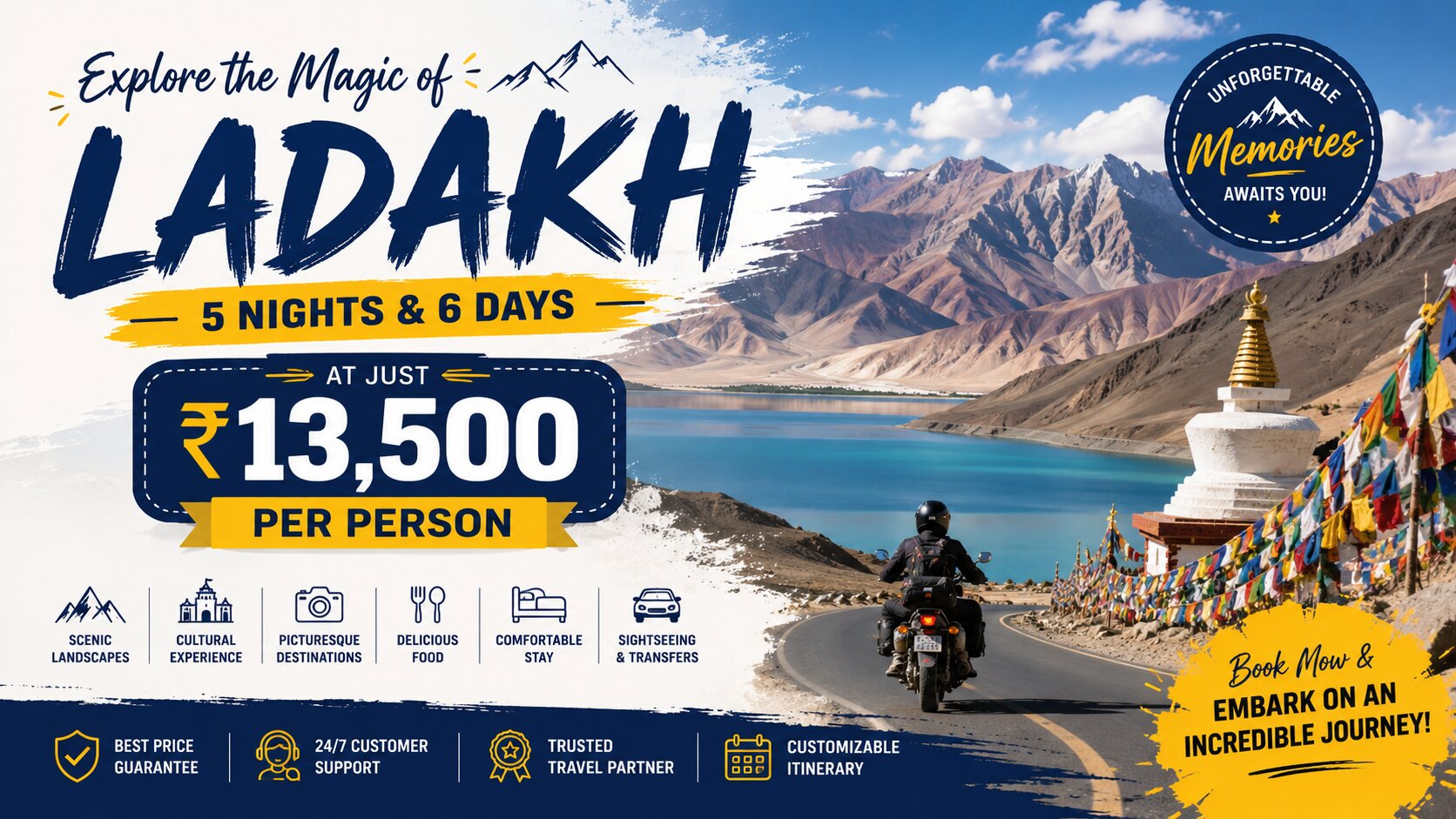 Ladakh Package for 5 nights and 6 days