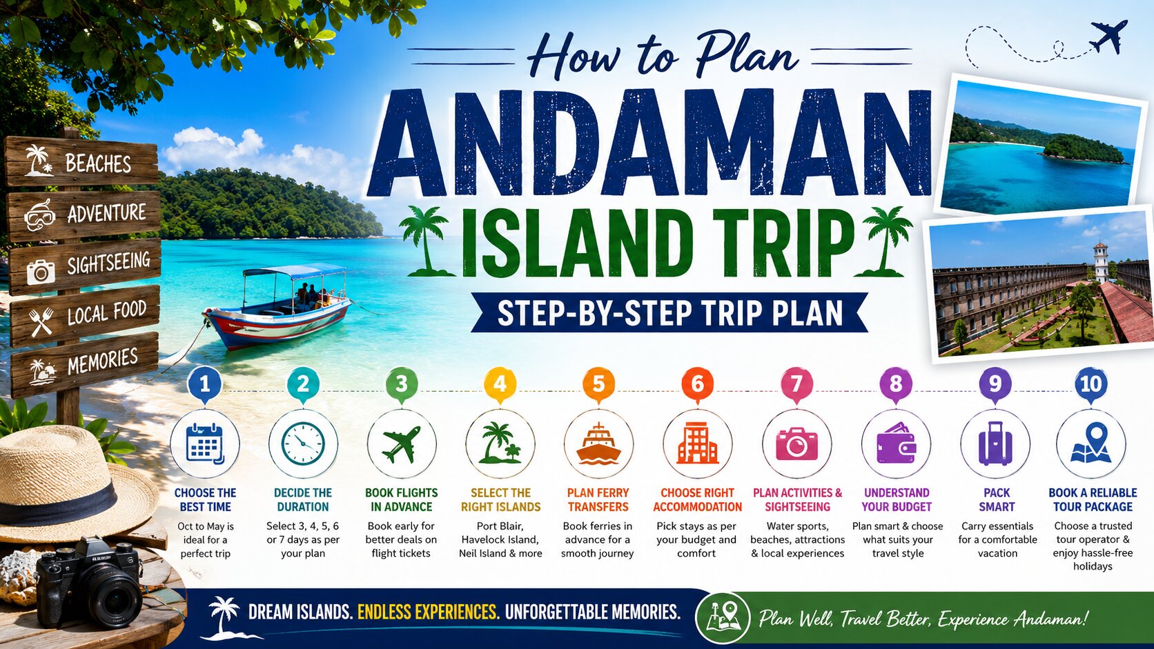 How to Plan Andaman Island Trip Step by Step Trip Plan