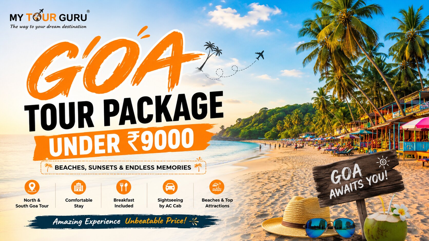 Goa Tour Package Under 9000